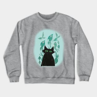 Cat-In-A-Fishbowl Crewneck Sweatshirt